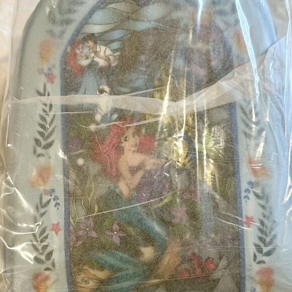NWT Disney Exclusive Little Mermaid Stained Glass Mini Bag Backpack - Picture 3 of 12